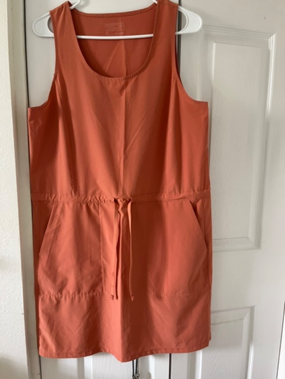 Patagonia Sleeveless Drawstring Waist Hiking Dress - Sienna Clay Color - Picture 2 of 4